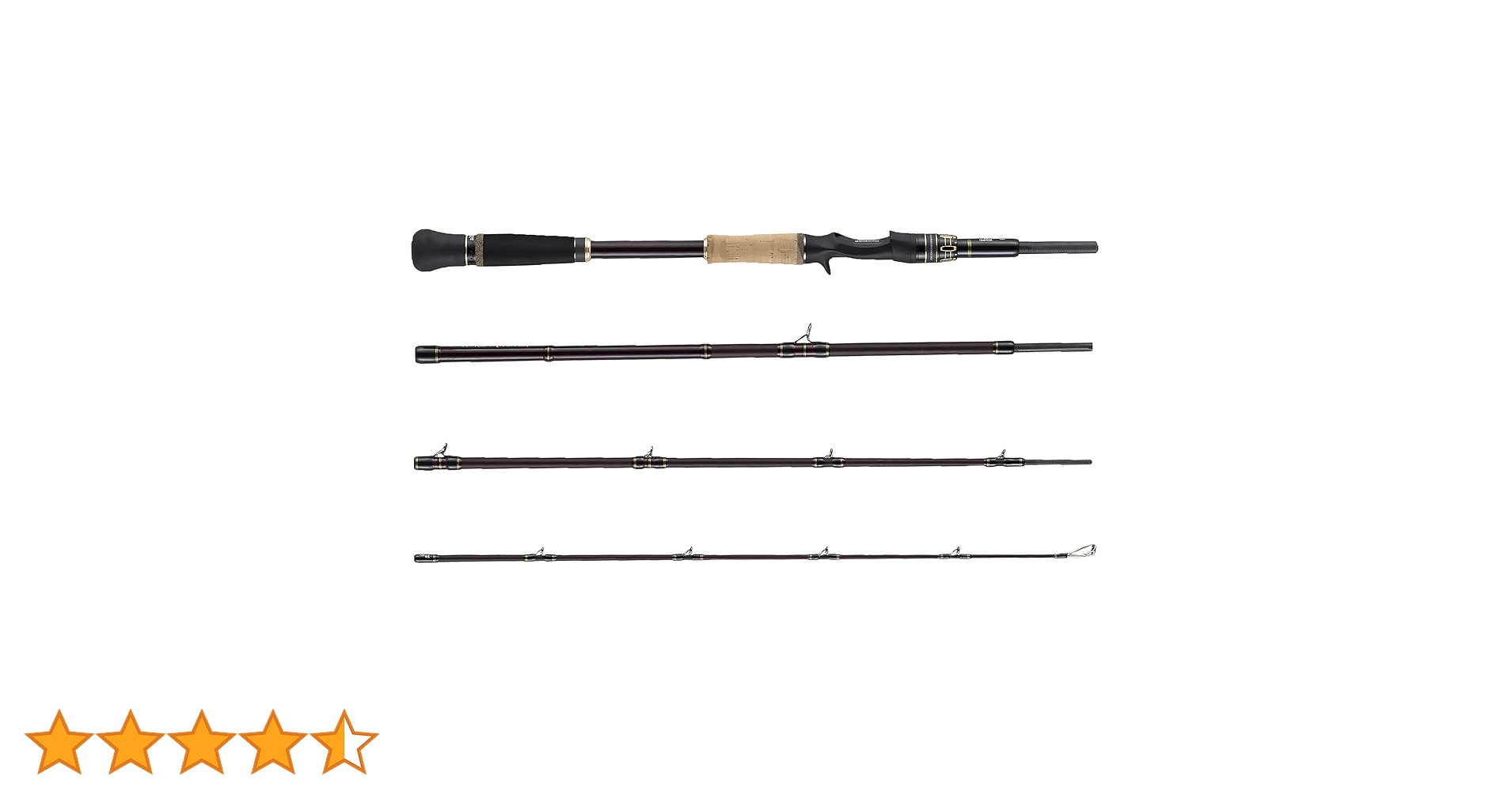 AbuGarcia World Monster WMSC-734H Pack Rod, Overseas